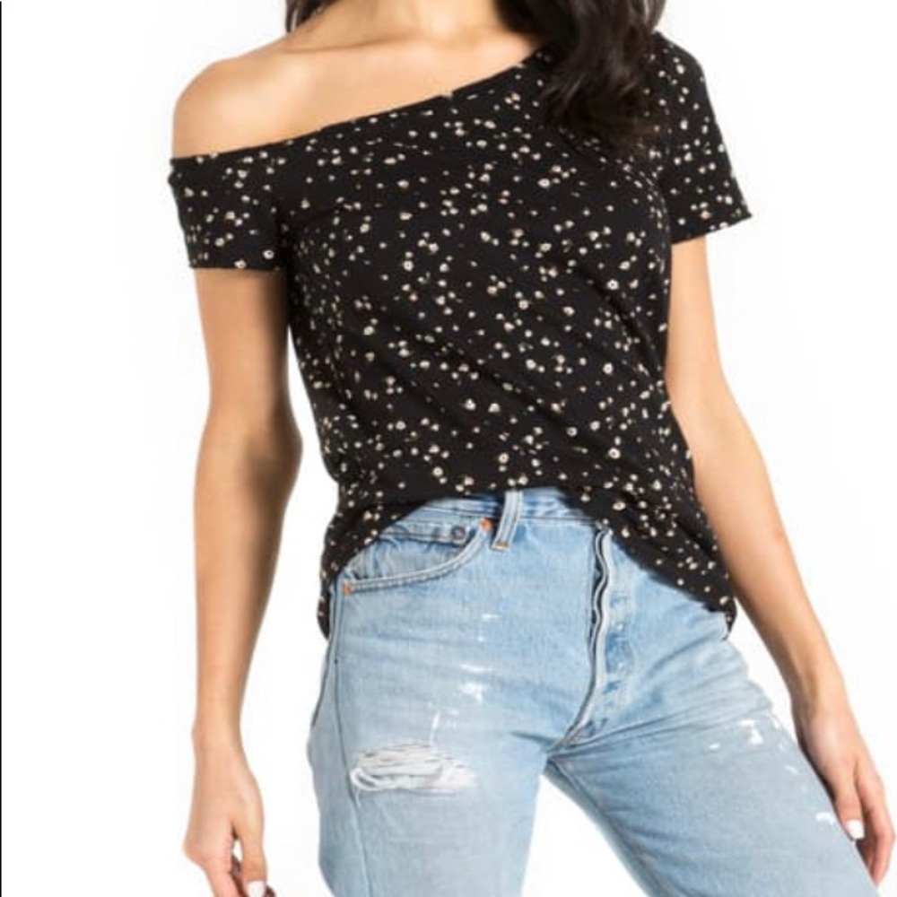 NWT n:PHILANTHROPY Dorado One Shoulder Tee Small